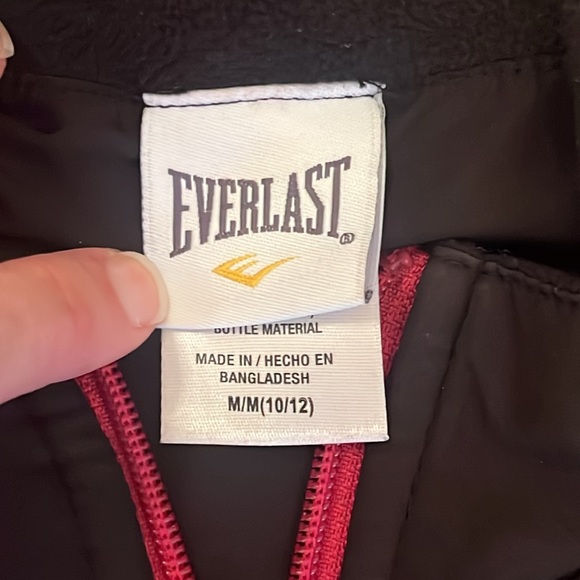 Everlast Zip Up Vest Size M (10/12) - Picture 3 of 4